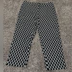 Dennis Basso New Dennis by Black and White Geometric Business Pattern Pants 12 Photo 0