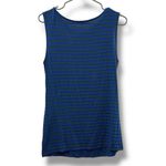 Kenar Blue Green Striped Tank Top Women’s Size Large Casual Sleeveless Photo 1