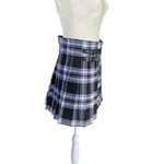 No Boundaries  Juniors M 7-9 black and white plaid school girl mini skirt Photo 5