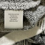 Christopher & Banks Fleece Jacket Black White Buffalo Plaid Size L Large Photo 5