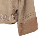 Susan Bristol Velvet Trim Button Front Blouse NEW Photo 7