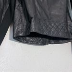 Hinge  DESIGNED IN SEATTLE SOFTBLACK  LEATHER QUILTED MOTO JACKET XS Photo 6