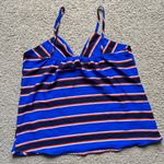 Allison Joy  Blue and Red Striped Wrap Camisole Photo 4