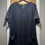 Healing Hands  Gray Scrub Top Photo 0