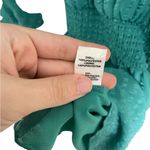 Ramy Brook Textured Teal Long Sleeve Dress XS Elastic Long Sleeve Photo 1