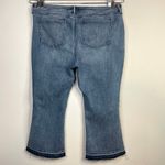 NYDJ Fiona Slim Ankle Crop Flare Tummy Tuck Shadow Stripe Jeans Womens 20W 20 W Photo 6