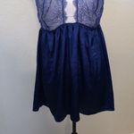 Victoria's Secret Victoria’s Secret blue lace sexy open baby doll lingerie Photo 2