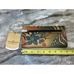 Anuschka Women's Wallet Floral Leopard Tiger Design Trifold Credit Bills Coins Photo 2