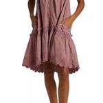 Sea NY Heart Quilt Petal Sleeve Tiered Dress size S Pink Photo 0