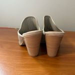 Dolce Vita Kenley Mule Beige Cream Perforated Suede Pointed‎ Toe Heels Shoes 8.5 Tan Photo 5