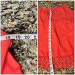 None Crochet Hem Sheer Halter Blouse Beach Boho Peasent Hippie Coastal Rodeo Cowgirl Photo 4