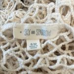 Sky And Sparrow Cream Lace Swim Coverup with Scalloped Edges size S/M Photo 6