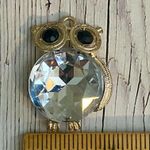 Gold Owl Pendant Necklace with Crystal Belly 🌼 Photo 2