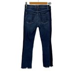 McGuire Denim Anthropologie McGuire Vintage Mid-Rise Cropped Raw Hem Jeans Two Tone Denim 26 Photo 7
