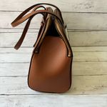 Guess Brown Faux Leather Satchel Handbag Purse NWT Photo 3