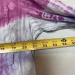 Pilcro and the Letterpress Anthropologie  Pink Purple Tie Dye Button Down Size S Photo 14