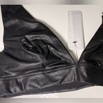 Naked Wardrobe 🖤 Faux leather bra top | XS | NWT Photo 10