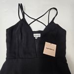 superdown  Joey Double Strap Mini Dress in Black XS Photo 4