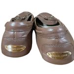 Michael Kors Michael by  Women's Brown Leather Slip-On Loafers Moccasins Size 10 Photo 10
