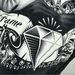 Marilyn Monroe  Black Graphic Short Sleeve Shirt Size Medium Photo 2