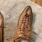 Free People  Truxton Lace Boots Size 38 Leather Pointed Toe Women's Brown Photo 8
