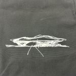GEORGE LUCAS MUSEUM OF NARRATIVE ART Illustrated Spaceship Black Canvas Tote Bag Photo 1