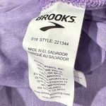 Brooks  Running Distance Short Sleeve Shirt Purple Athletic Women’s Medium Photo 3