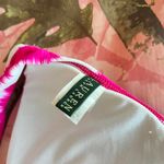 Ralph Lauren y2k hot pink striped gold ring halter bikini top Photo 7