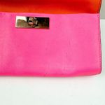 Kate Spade Lincoln Square Garrett Leather Shoulder Bag Color Block Pink Orange Photo 3