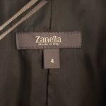 Zanella Chloe made in Italy velour blazer black Sz 4 NWT‎ Photo 4