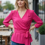 NWT Lauren Ralph Lauren Jersey Faux Photo 0