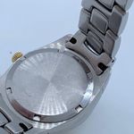 Vintage Time America women date watch 28mm silver gold tone dial 6” w/battery Photo 5