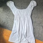 Princess Polly White Babydoll Cap Sleeve Mini Dress Photo 2