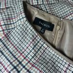 Talbots  Plaid Pencil Skirt - Black, Cream, Maroon Photo 7