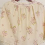 Japanese Lodispotto Pastel Yellow Lilac Floral Cottage Ballet Mini Skirt Size XS Photo 1
