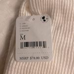 Free People NWT  Santa Clara Thermal in Alabaster Size M Photo 6