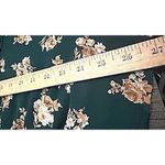 Lush Clothing Lush Women's Floral Long Sleeve Blouse Green Ruffle Neckline Size 3X Photo 4