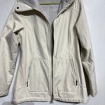 Marmot  Off White Davos Turtle Dove Faux Fur Hood Jacket Sz M Photo 3