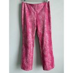 Urban Outfitters Women’s Pink Vivica Snakeskin Flared Faux Suede Pants Size 10 Photo 5