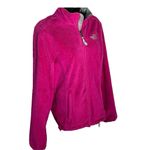 The North Face WOMENS FULL ZIP SMALL FLEECE BRIGHT PINK JACKET WITH POCKETS Photo 4