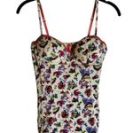 Pinkalicous Floral Cami Crop Top Corset Y2K Fairy Coquette Festival Size Small Pink Photo 0