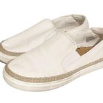 Torrid  Size 8WW Wide White Canvas Low Top Slip on Sneakers Photo 0