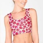 Fabletics  Harlow Reversible Petal Med Impact Sports Bra Red/Yellow/Pink Size XS Photo 0