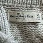 Abercrombie & Fitch Beaded Cable Knit Gray and Ivory Sweater, Sz: XS (b41) Photo 5