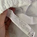 ZARA NWOT White Cotton Ruffle Oxford Dress size Medium Photo 8