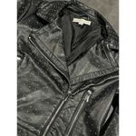 Women's New York & Company Black Faux Leather Jacket Size‎ Small 200 Photo 1