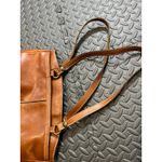 Patricia Nash ‎ V1308 Vegan Brown Poppy Smooth Leather Shoulder Bag Purse Photo 4