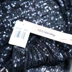 AQUA  Formal - Navy Sequin Twist-Front Gown Photo 8