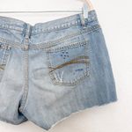 Old Navy Y2K VTG  Womens Denim Shorts Size‎ 16 Blue Distressed Cutoff Low Rise Photo 5