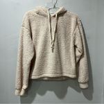 American Eagle sherpa hoodie Cream Ivory Size XS NEW without Tags Photo 2